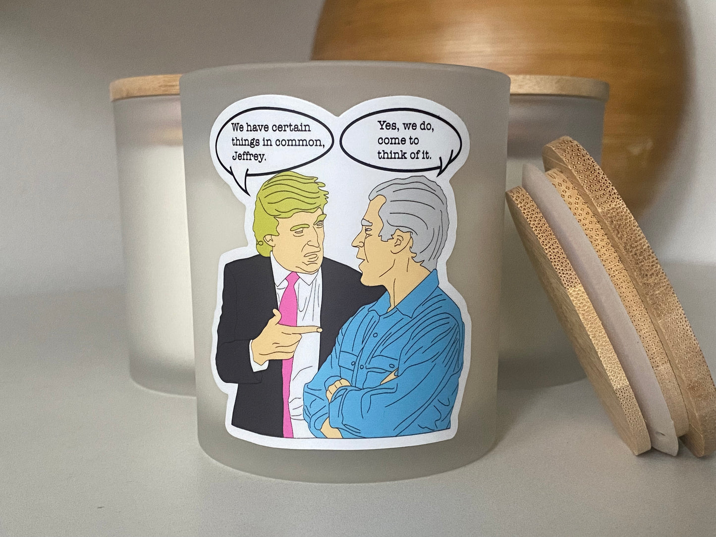 Trump Epstein 8oz Candle